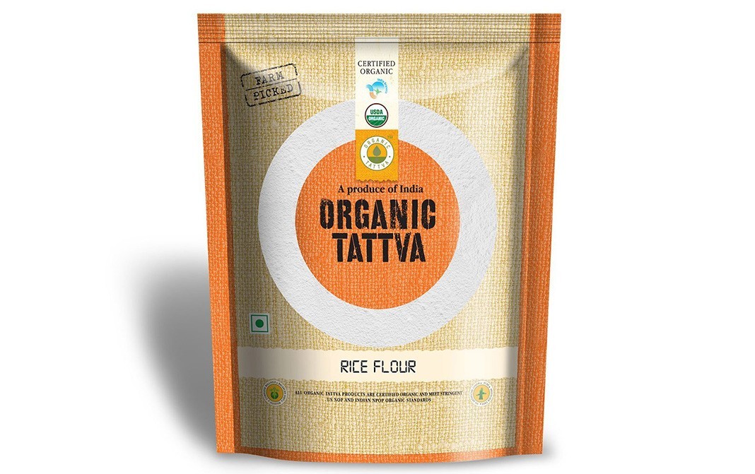 Organic Tattva Rice Flour    Pack  500 grams